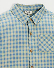 Chemise enfant à carreaux Coloris bleu Natalys