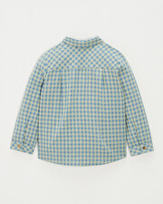 Chemise enfant à carreaux Coloris bleu Natalys