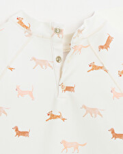 Tee shirt de bain enfant anti UV Imprimé chiens Natalys