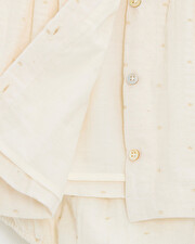 Robe à pois lurex Coloris écru Natalys