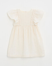 Robe enfant à pois lurex Coloris écru Natalys