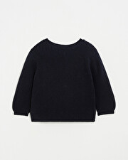 Gilet en tricot Coloris bleu marine Natalys
