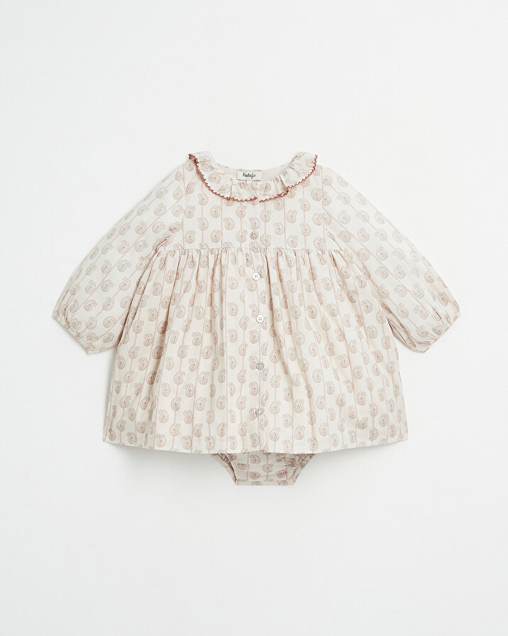 Robe manches longues Imprimé Indienne Natalys