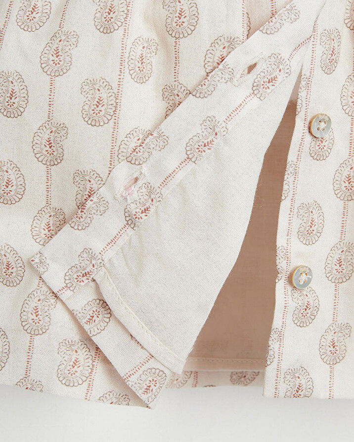 Robe manches longues Imprimé Indienne Natalys