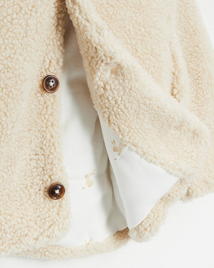 Veste imitation fourrure Coloris naturel Natalys