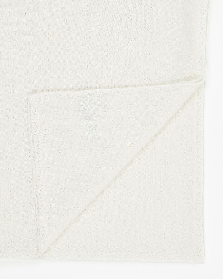 Couverture en Cachemire Coloris écru Natalys