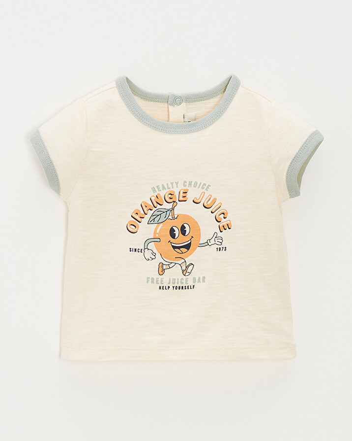Tee-shirt manches courtes Coloris écru Natalys