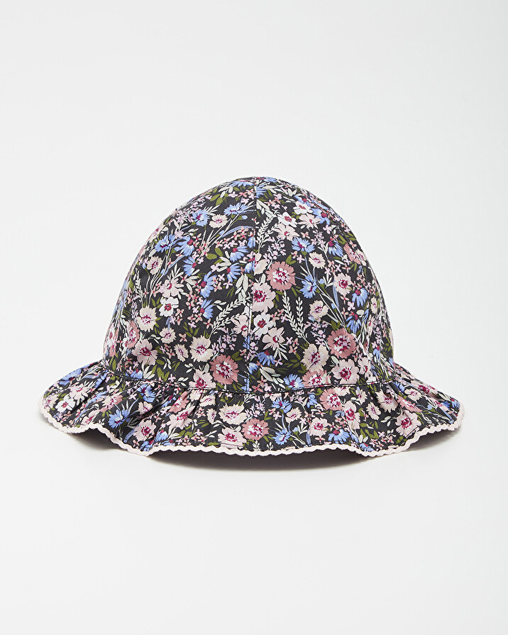 Chapeau en tissu Liberty Imprim&eacute; fleurs  Natalys