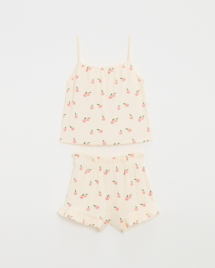 Pyjama 2 pièces enfant en éponge Imprimé pommes Natalys