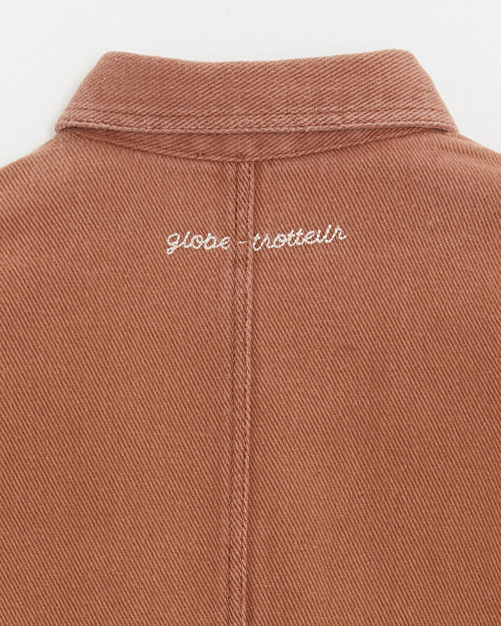 Combinaison longue enfant en twill Coloris rouille  Natalys