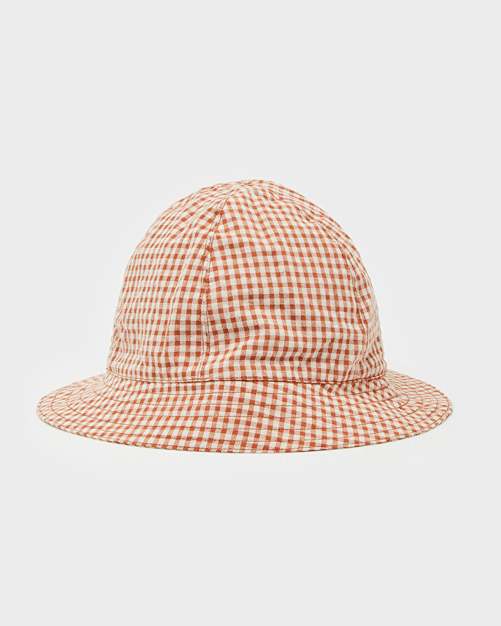 Chapeau en vichy Coloris beige clair Natalys
