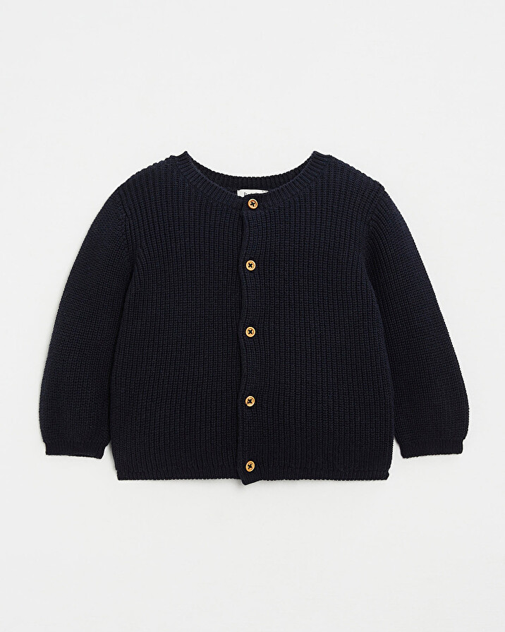 Gilet en tricot Coloris bleu marine Natalys