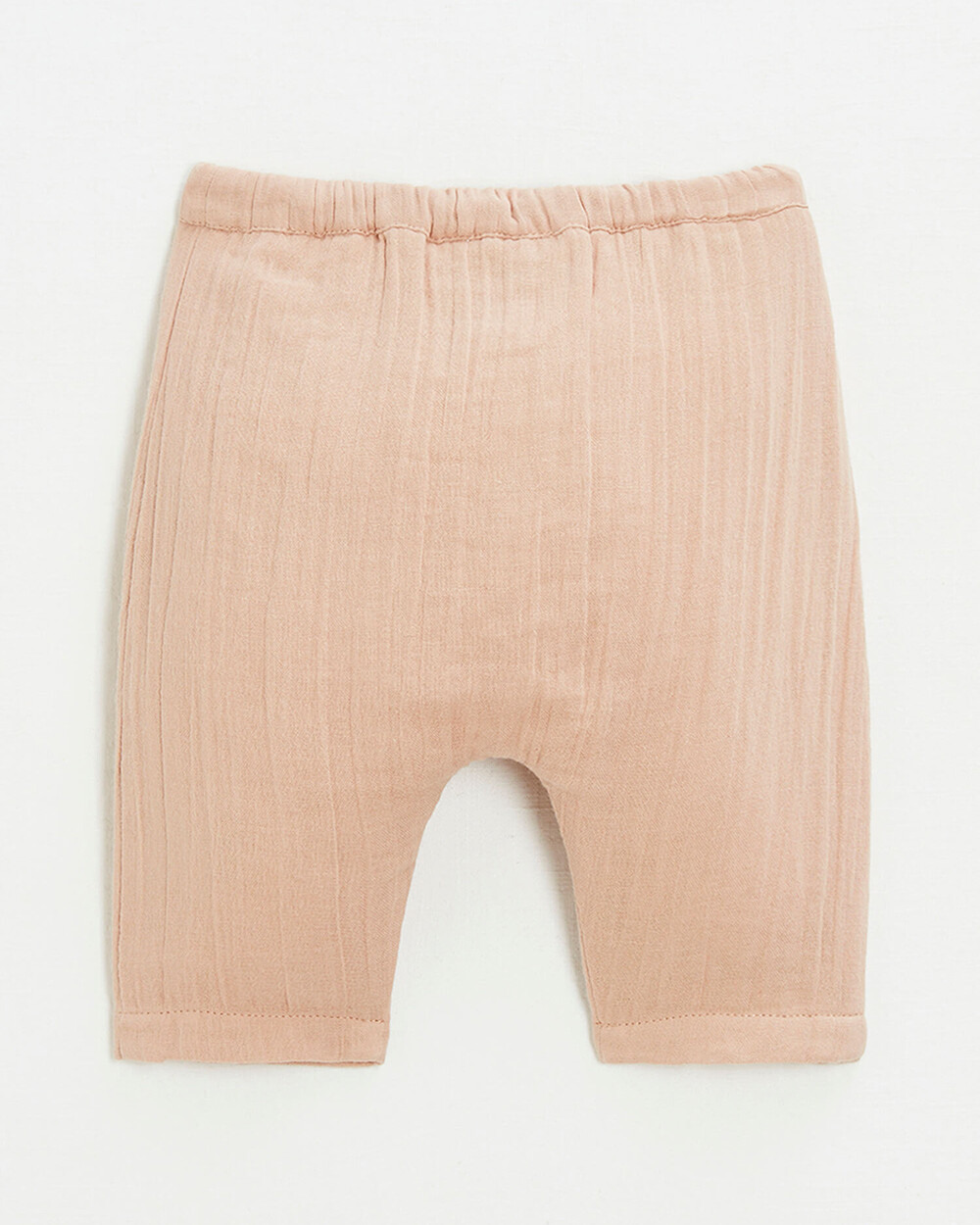 Pantalon en gaze de coton Coloris bois de rose Natalys