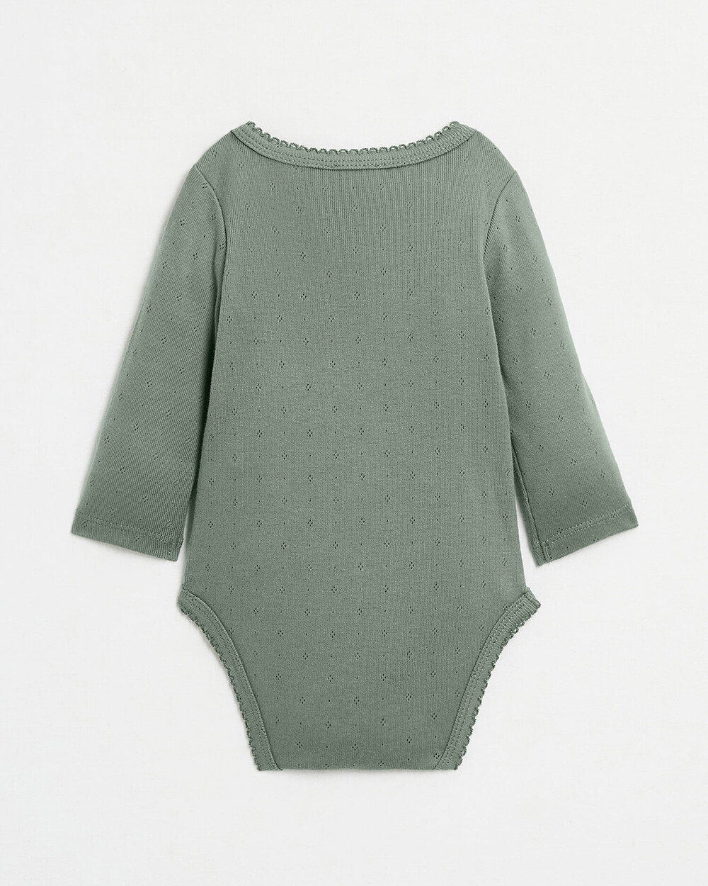 Body croisé fantaisie manches longues Coloris vert Natalys