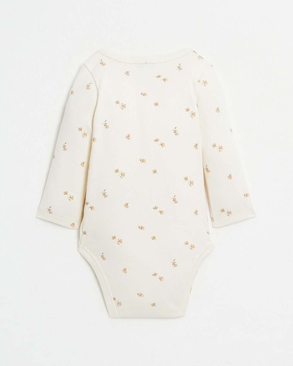 Body crois&eacute; manches longues Imprim&eacute; fleurs  Natalys
