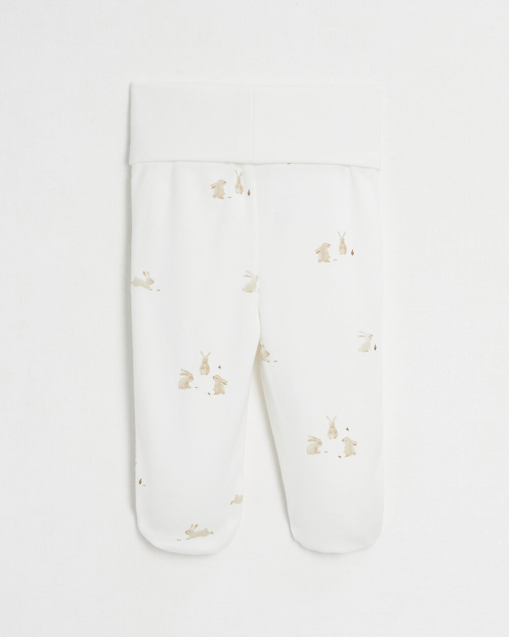 Caleçon à pieds en coton Imprimé lapins Natalys