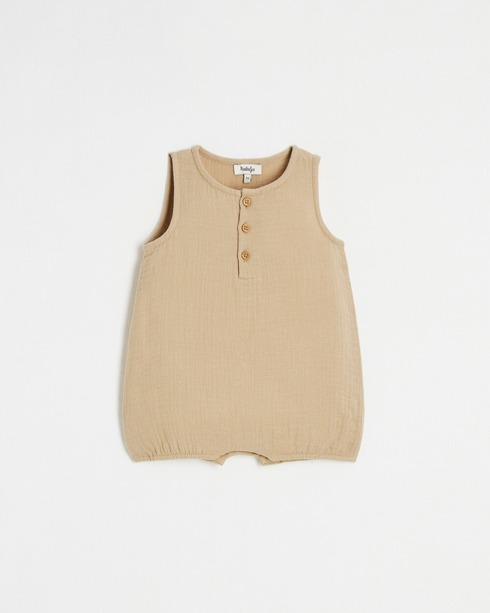 Combinaison en gaze de coton Coloris camel Natalys