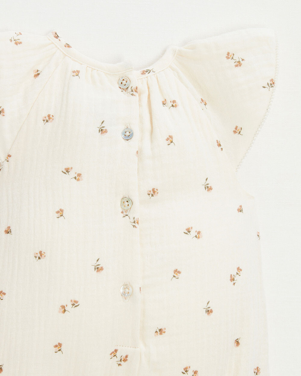 Combinaison en gaze de coton Imprimé fleurs Natalys