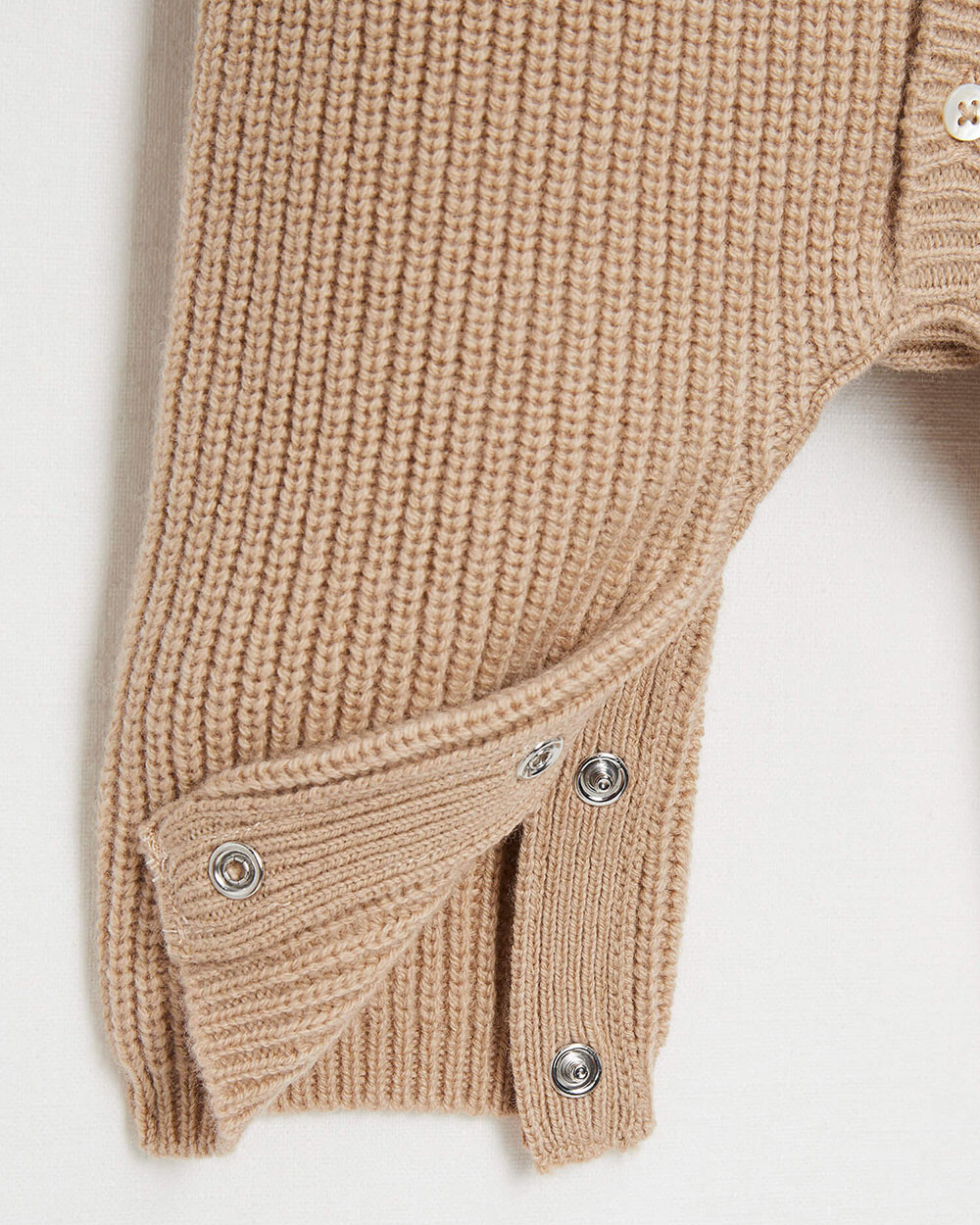 Combinaison longue en tricot Coloris camel Natalys