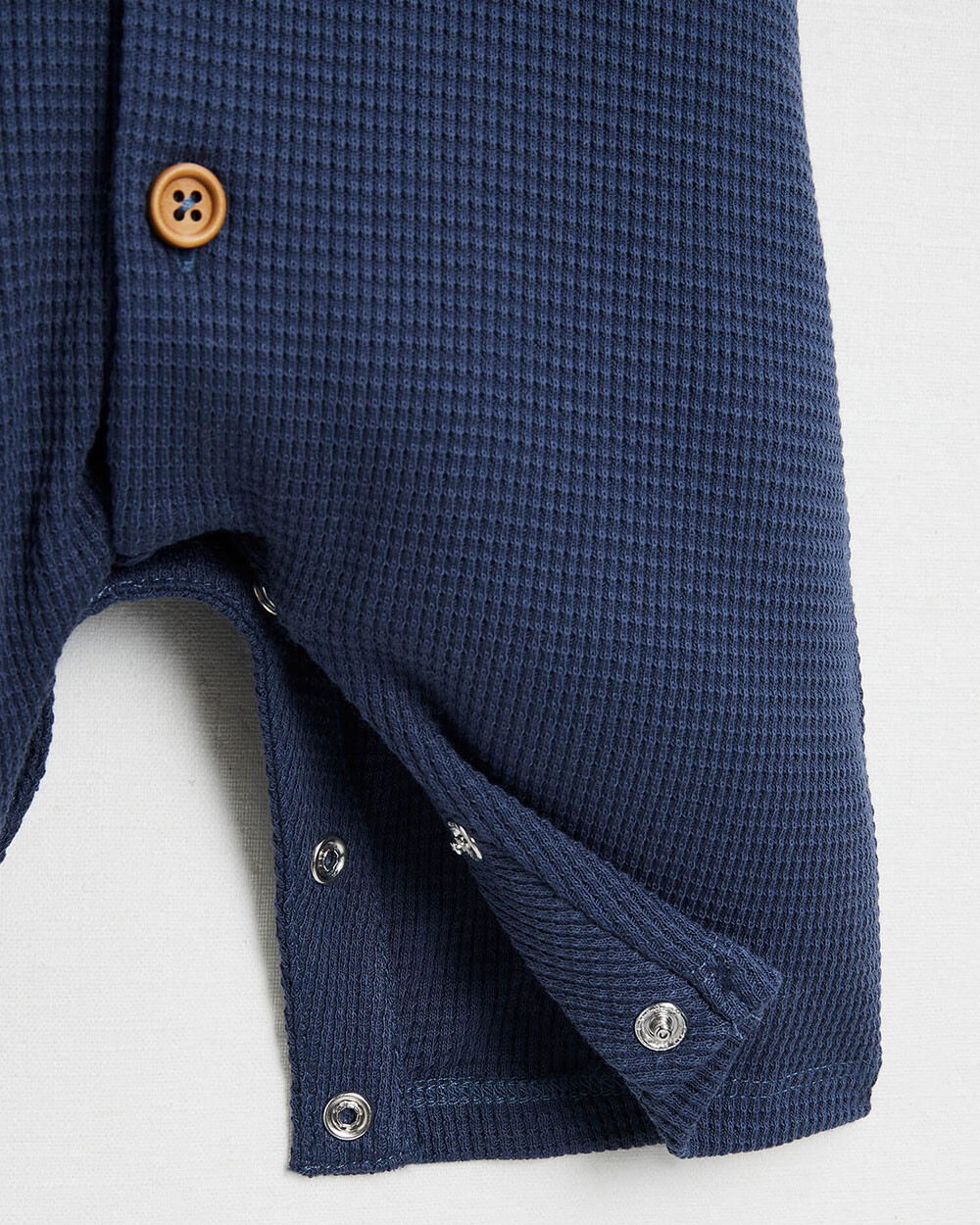 Combinaison longue brodée Coloris bleu Natalys