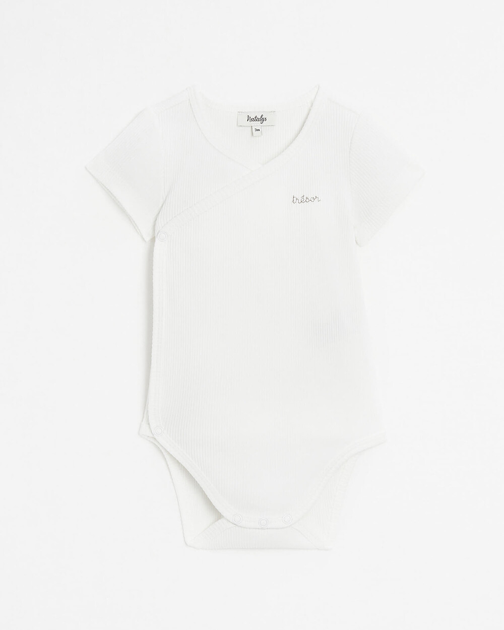 Body croisé brodé Trésor Coloris écru Natalys