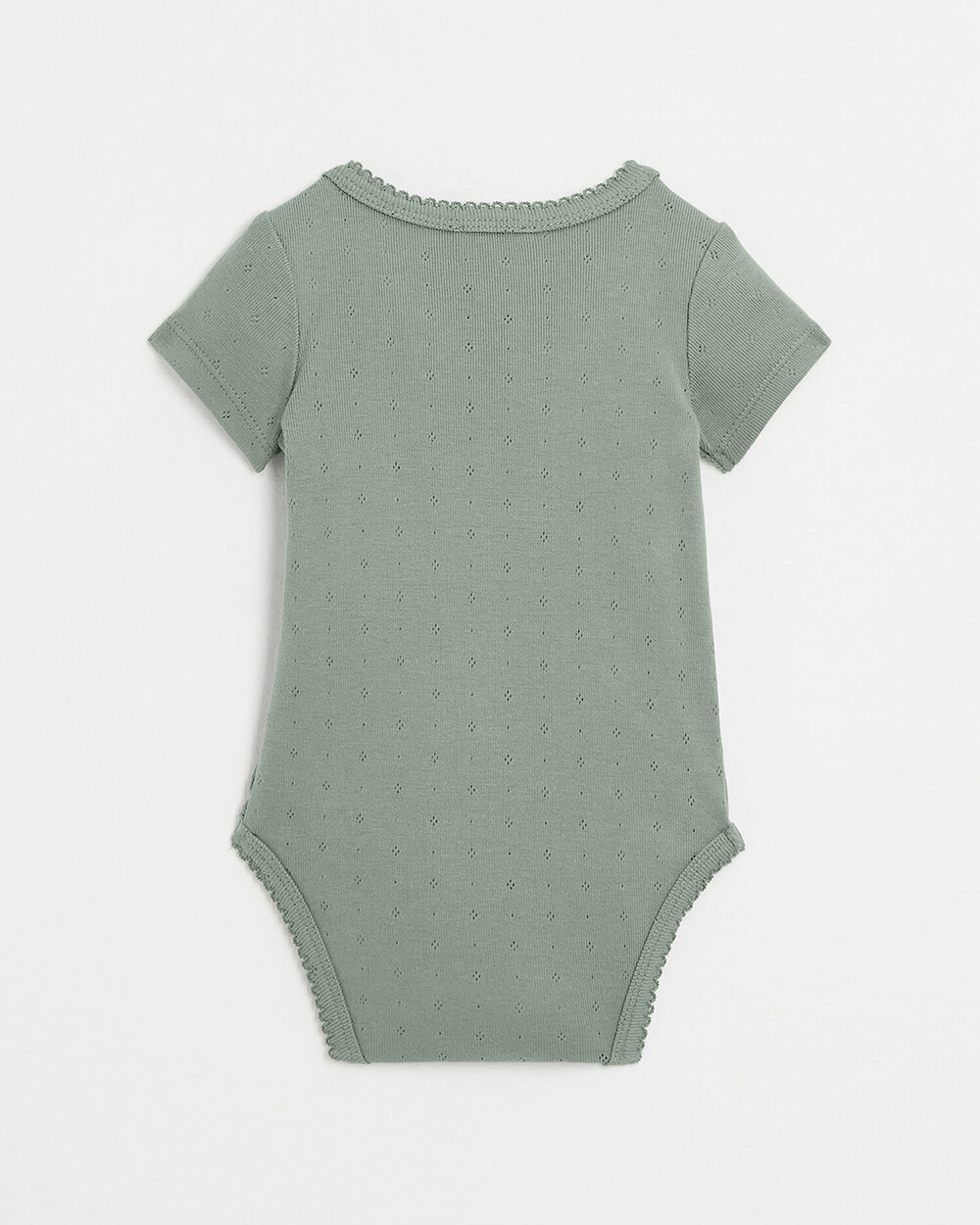 Body croisé fantaisie manches courtes Coloris vert Natalys