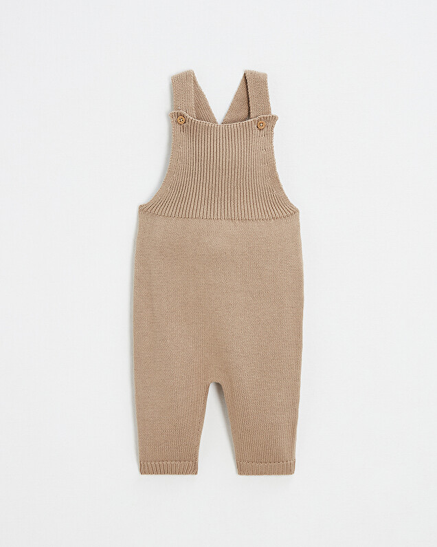 salopette en tricot Coloris camel Natalys