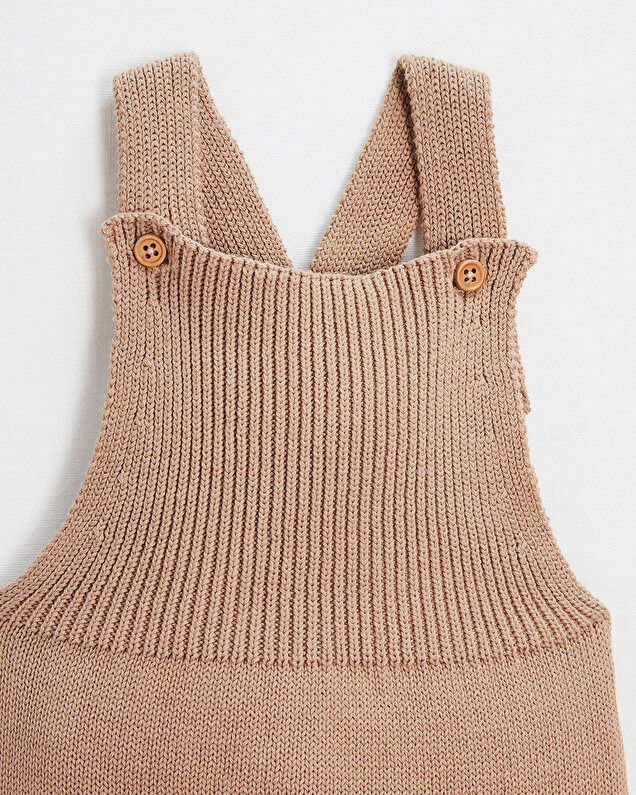 salopette en tricot Coloris camel Natalys
