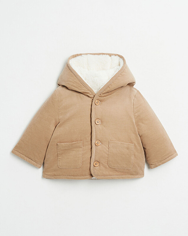 Veste en velours doublée Coloris camel Natalys