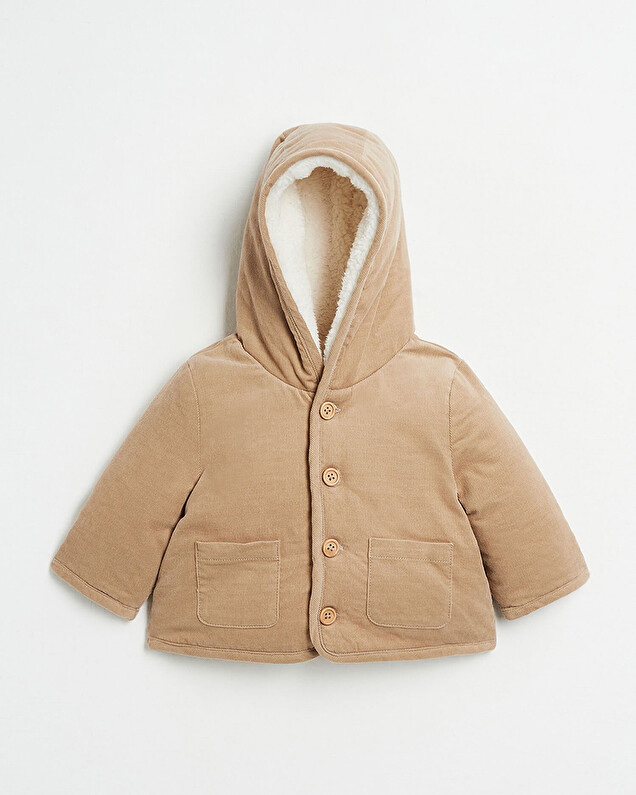Veste en velours doublée Coloris camel Natalys