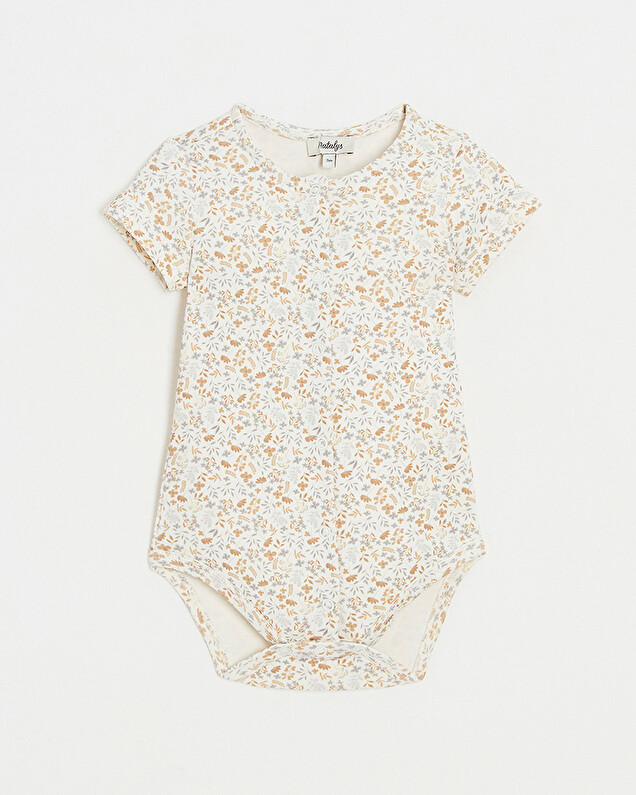 Body manches courtes Imprimé fleurs Natalys