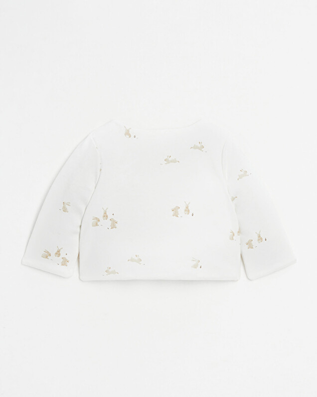 Brassière croisée ouatinée Imprimé lapins  Natalys