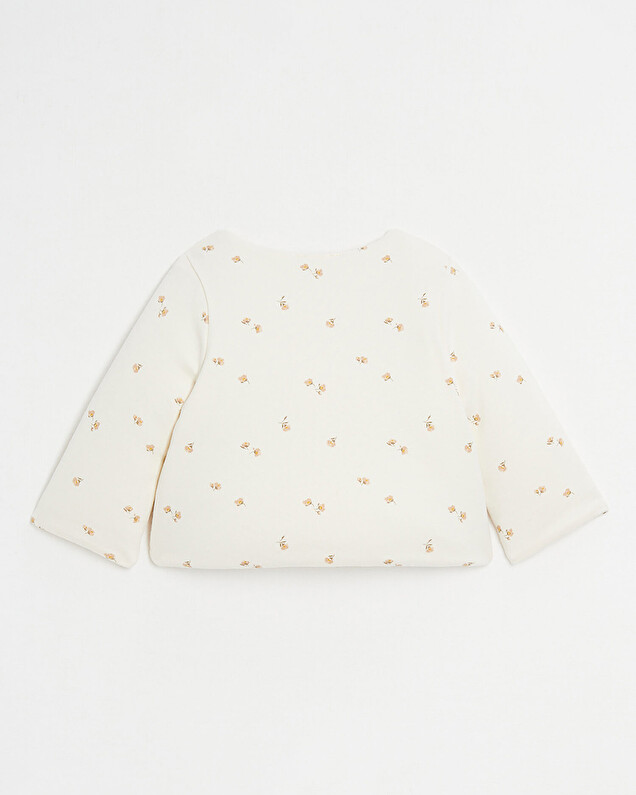 Brassière croisée ouatinée Imprimé fleurs  Natalys