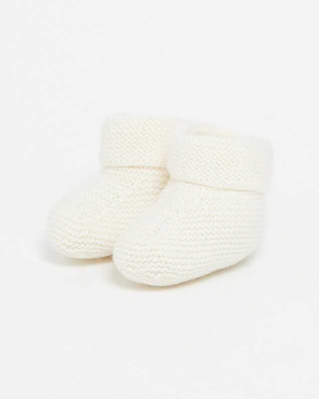 Chaussons en Cachemire Coloris écru  Natalys