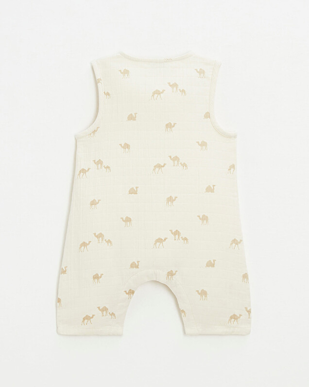 Combinaison longue en gaze de coton Imprimé dromadaires Natalys