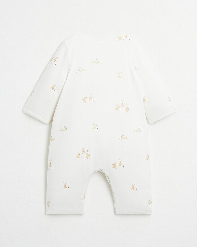 Combinaison longue en coton Imprimé lapins  Natalys