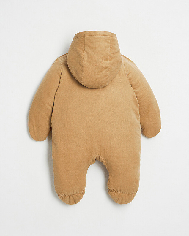 Combi-pilote en velours Coloris camel Natalys