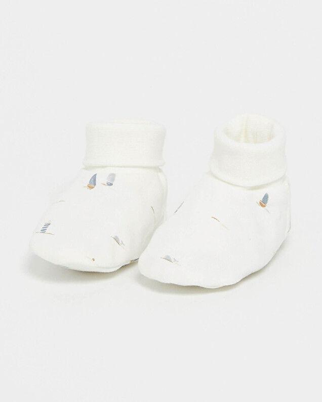 Chaussons en coton Imprimé bateau Natalys