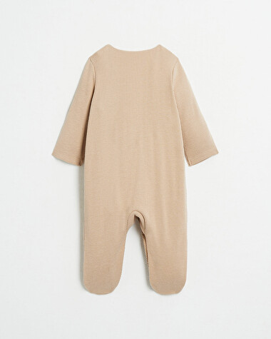 Grenouill&egrave;re brod&eacute;e chaton Coloris camel  Natalys