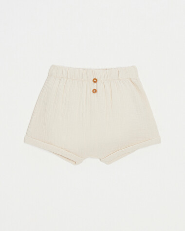 Short en gaze de coton Coloris beige  Natalys