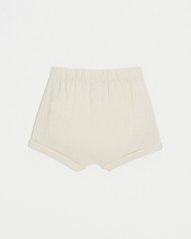 Short en gaze de coton Coloris beige  Natalys