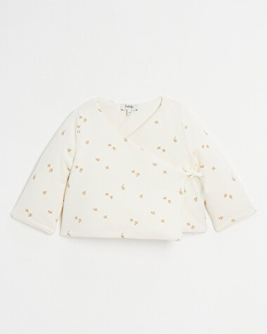 Brassi&egrave;re crois&eacute;e ouatin&eacute;e Imprim&eacute; fleurs  Natalys