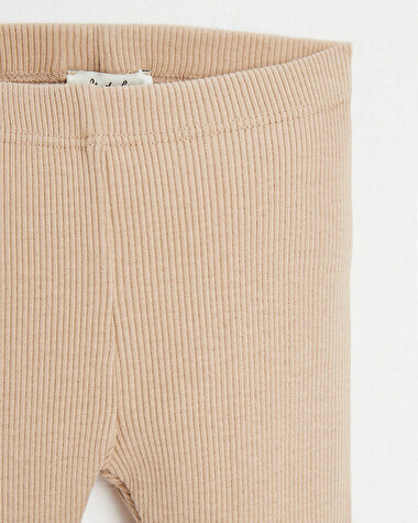 Cale&ccedil;on sans pied en coton Coloris camel  Natalys