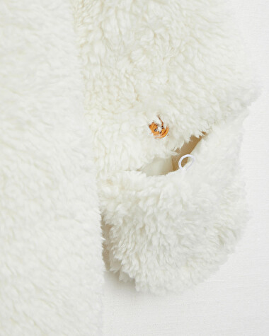 Pilote en imitation fourrure Coloris &eacute;cru  Natalys