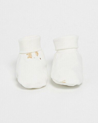 Chaussons en coton Imprim&eacute; lapins  Natalys