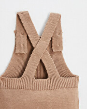 salopette en tricot Coloris camel Natalys