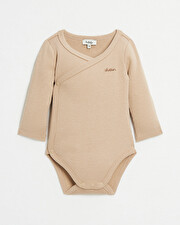 Body crois&eacute; brod&eacute; Chaton Coloris camel  Natalys