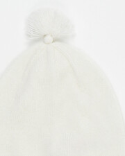 Bonnet en laine Mérinos Coloris écru Natalys
