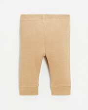Cale&ccedil;on en coton Coloris camel  Natalys