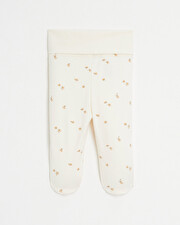 Caleçon à pieds en coton Imprimé fleurs Natalys